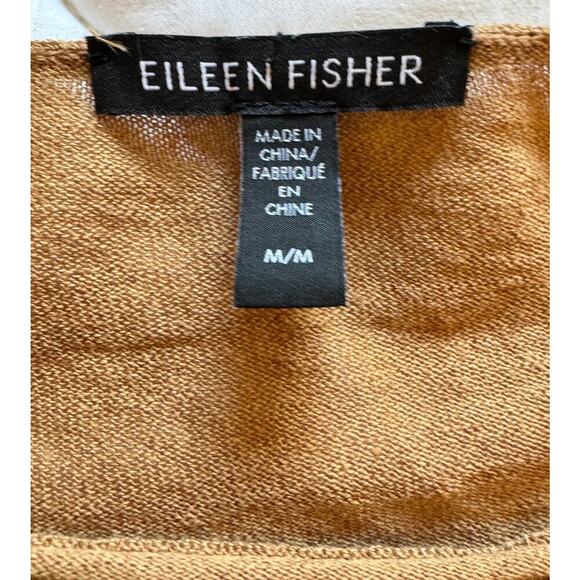 EILEEN FISHER Organic Linen/Organic Cotton Lightweight Sweater Size M - Picture 3 of 4